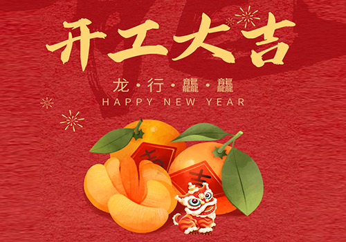  龙行龘龘，开工大吉！